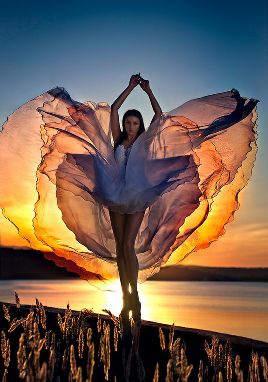 couture gown pose photography