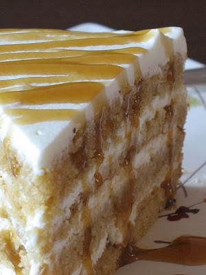 butterscotch mascarpone cream cake