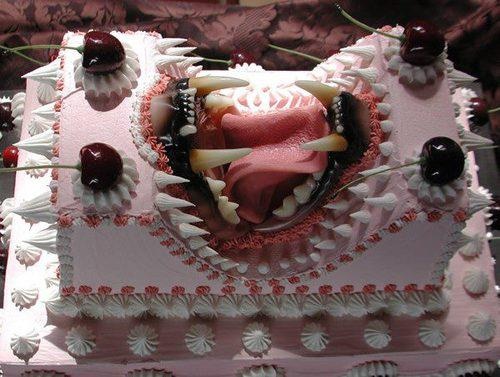 scary cake