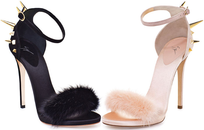 GIuseppe Zanotti mink spike Fall 2012