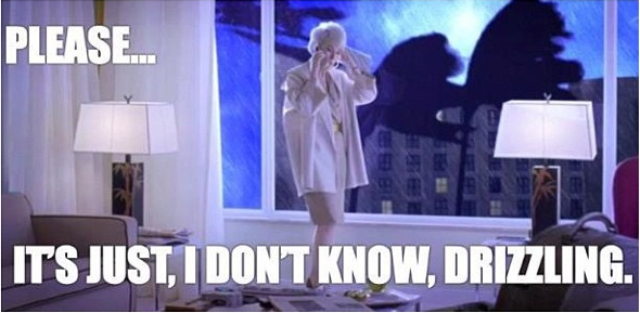 Devil Wears Prada It's Just Drizzling Hurricane Sandy