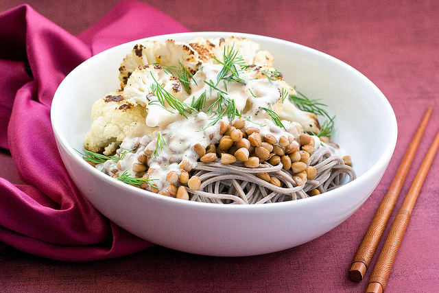 Soba bowl Miso Tahini