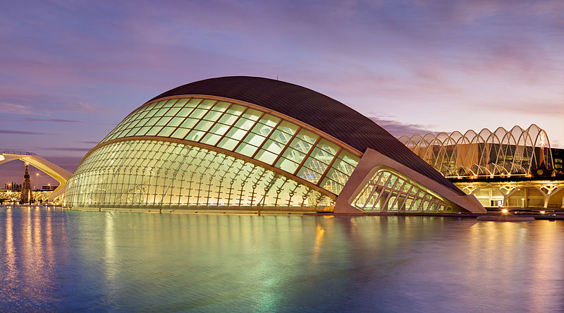 L'Hemisfèric city of arts and sciences spain