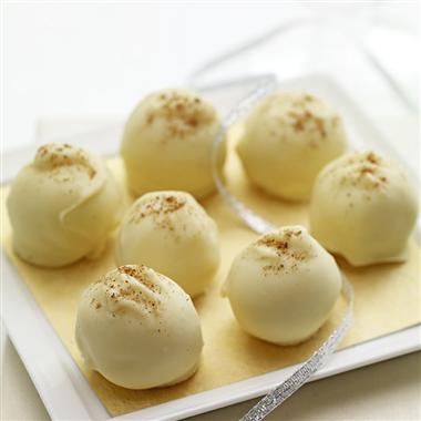 Eggnog Truffles