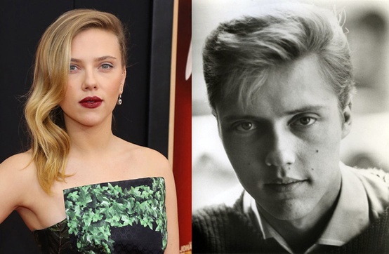 Scarlett Johnassen and Christopher Walken