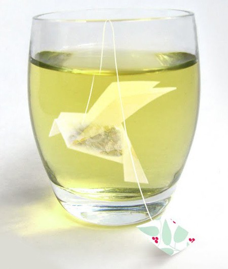origami tea bag