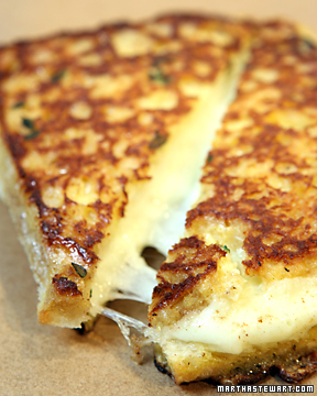Grilled Mozzarella sandwiches
