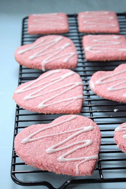 Valentine Coconut Cookies