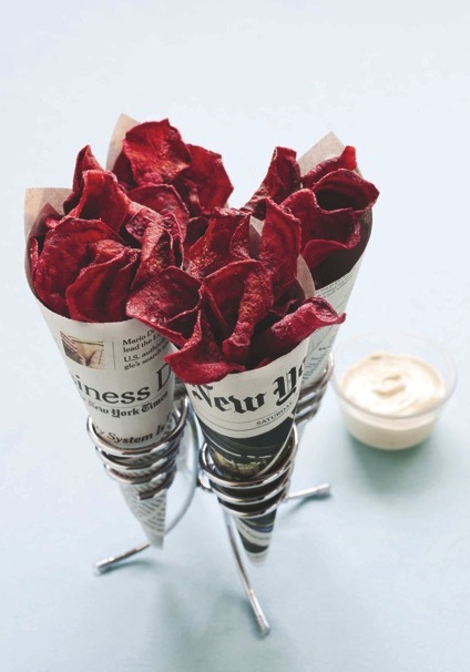 Beet Chips Chipotle Aiol