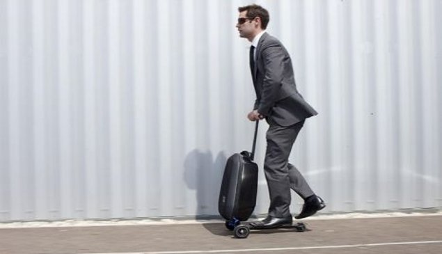 micro luggage scooter