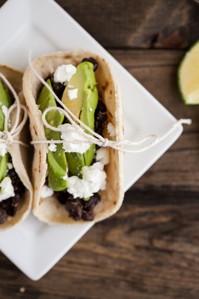 black bean tacos