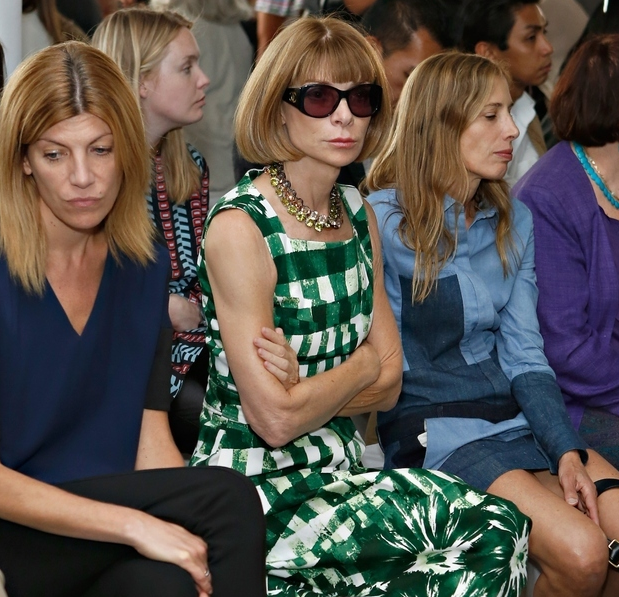 anna wintour front row