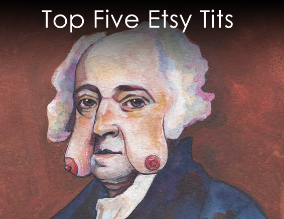 Top five etsy tits