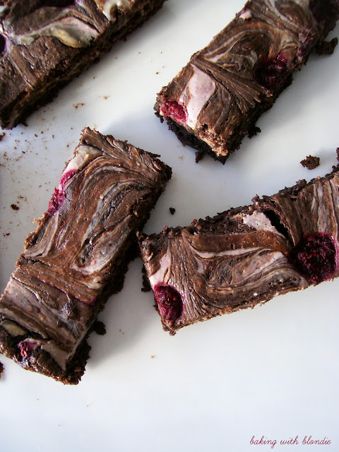 raspberry cheesecake brownies