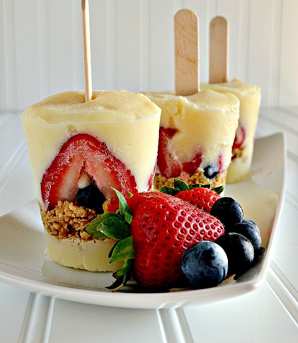 Cheesecake Popsicles