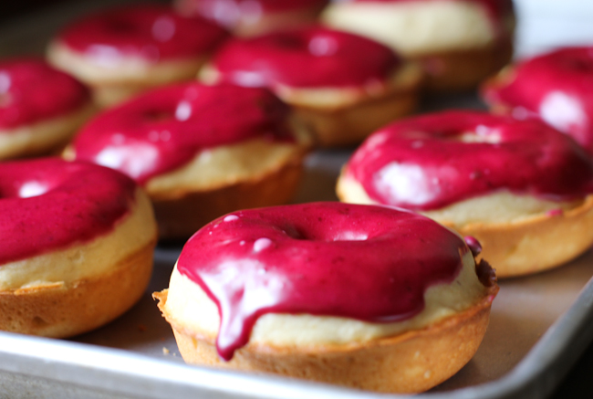 Nutmeg_Donuts_with_Berry_Icing