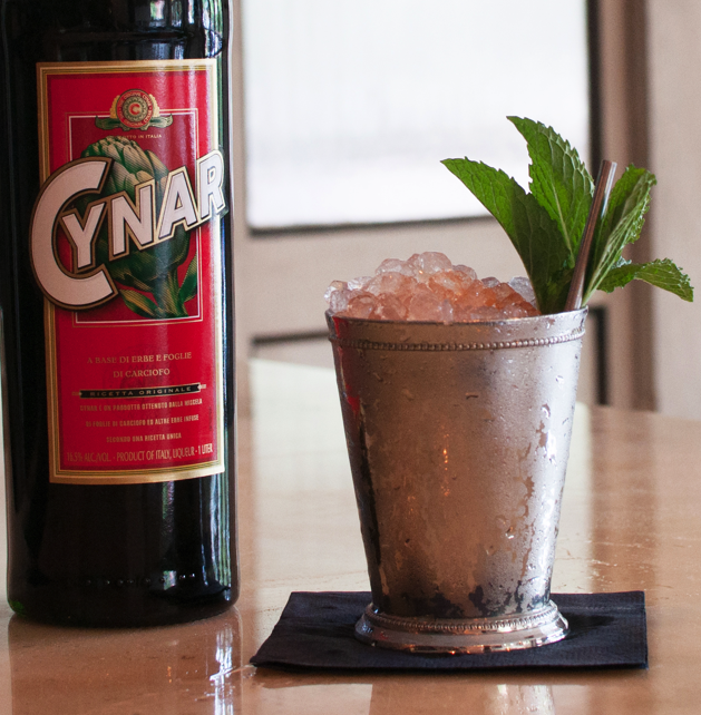 Cynar Julep cocktail