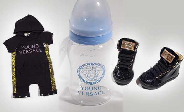 Young Versace baby clothes