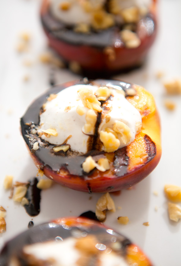grilled peaches dessert recipe