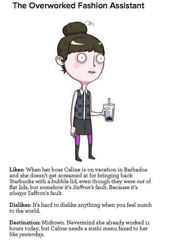 people you see on the New York subway