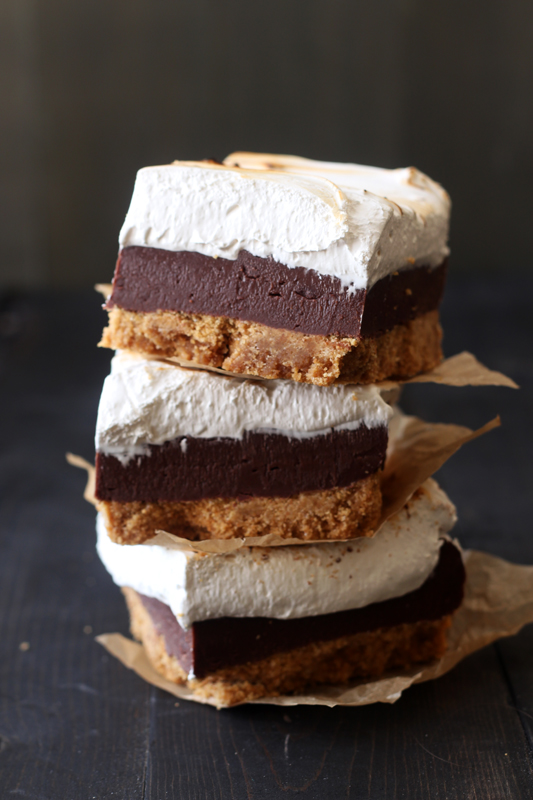 smores fudge bars