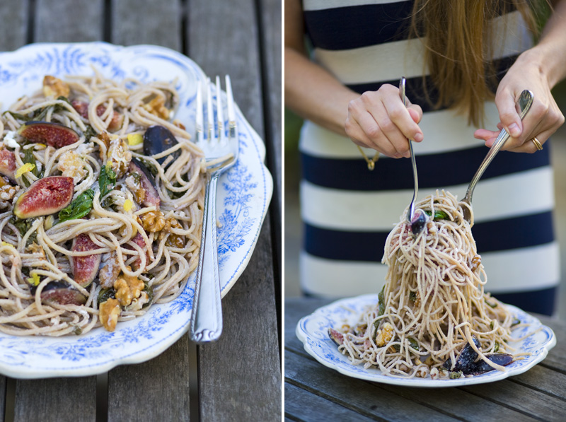 fig walnut spaghetti
