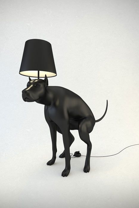 dog turd lamp