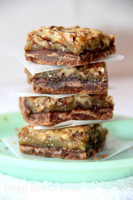 Chocolate Pecan Pie Bars