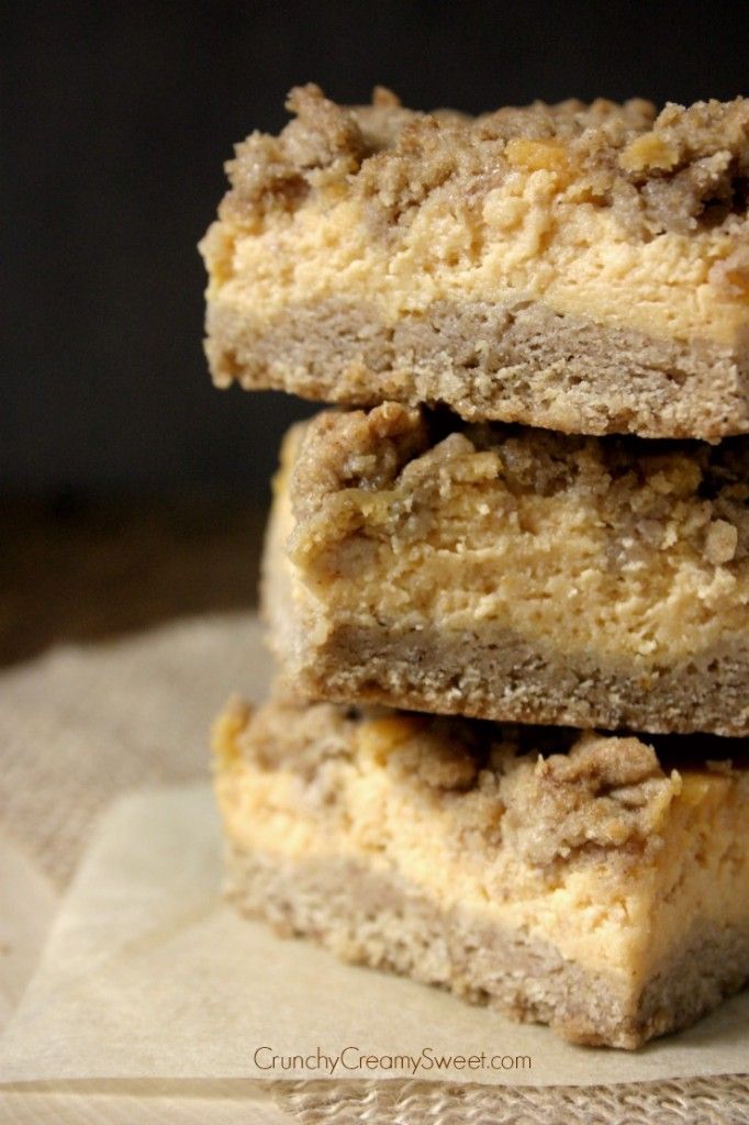 Pumpkin spice crumb bars