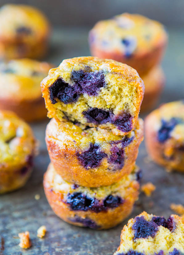 vegan blueberry muffins