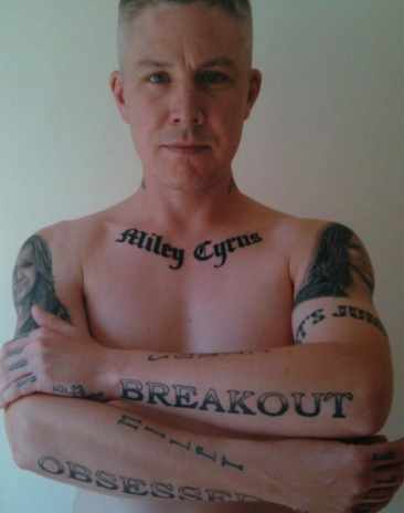carl mcoid miley cyrus tattoos