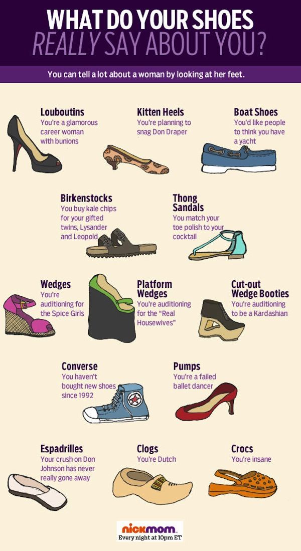 what your shoes say about you