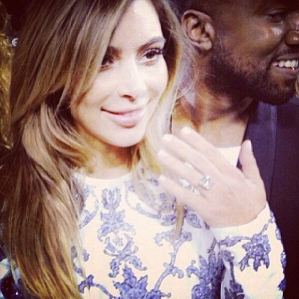 kimye engagement