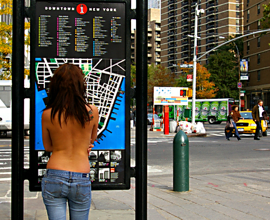 Topless in New York