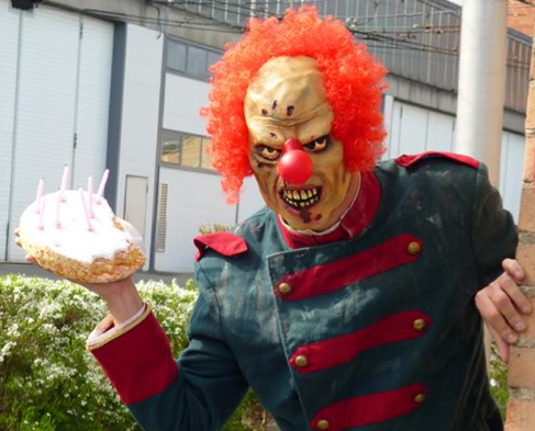 dominic deville, evil clown