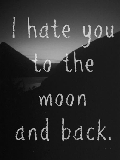 how to express hatred