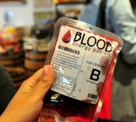 blood drinks China