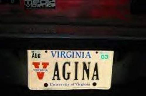 funny license plates