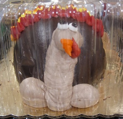 thanksgiving penis cake