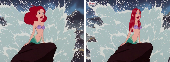 disney princesses with real hair