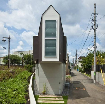 small triangle house