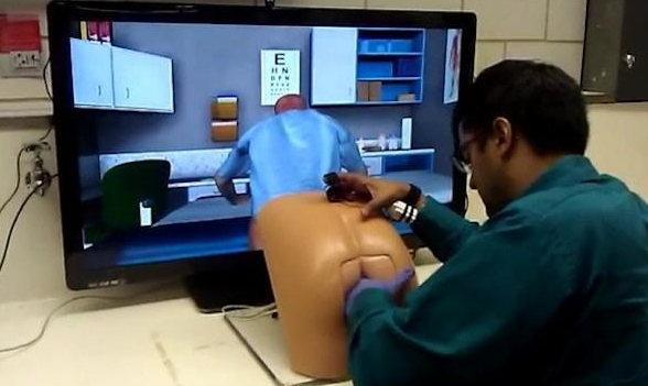 robot butt for prostate exams