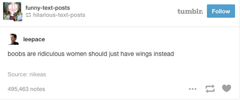 tumblr boob commentary