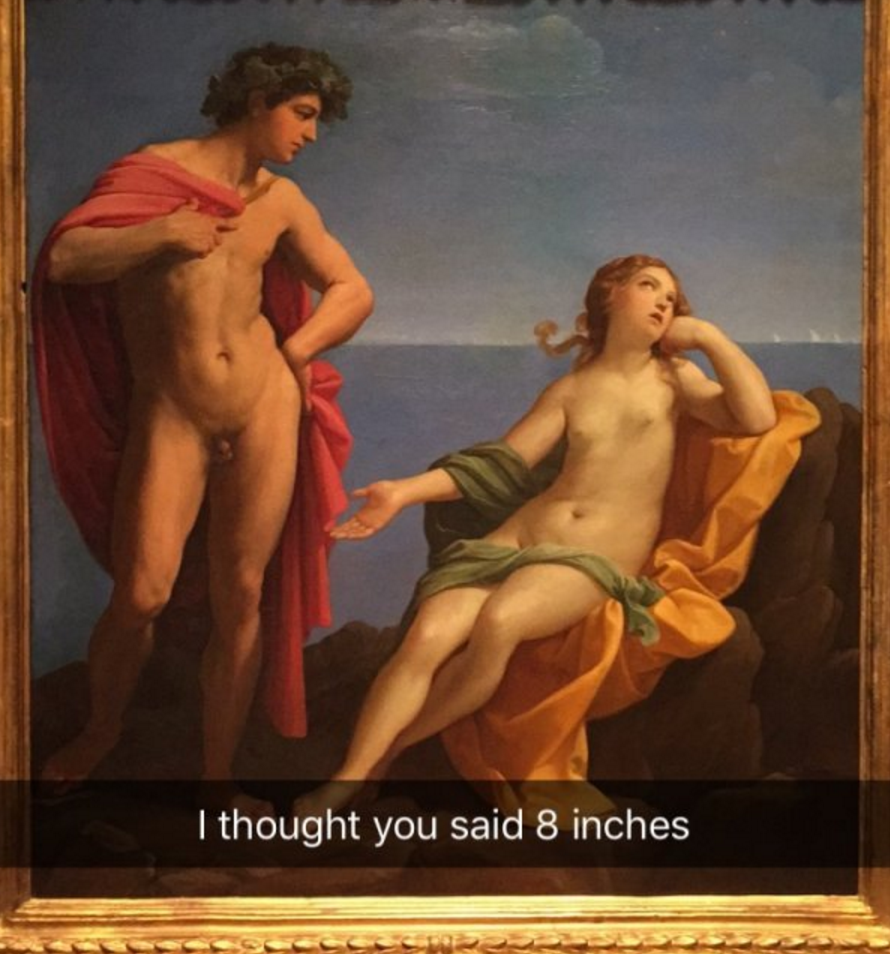 museum snapchats