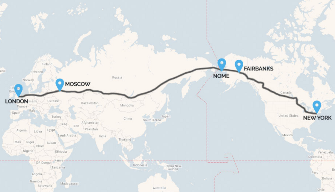 london to new york superhighway
