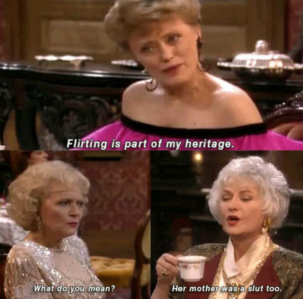 golden girls burns