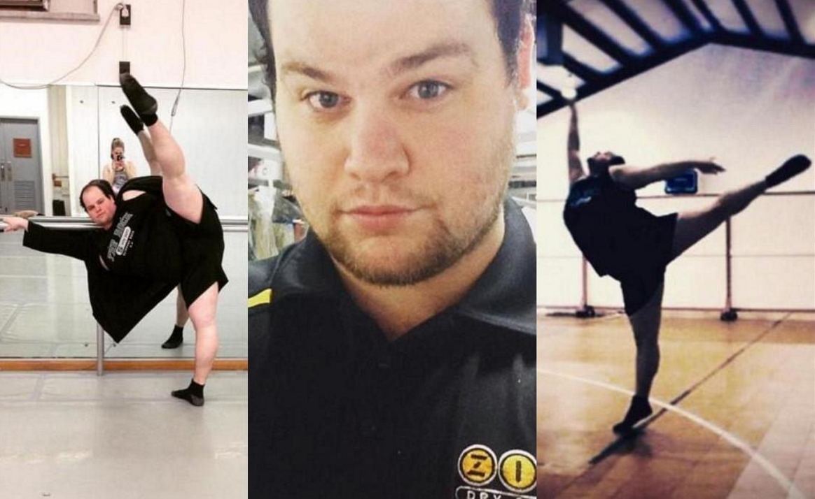 plus size male dancer