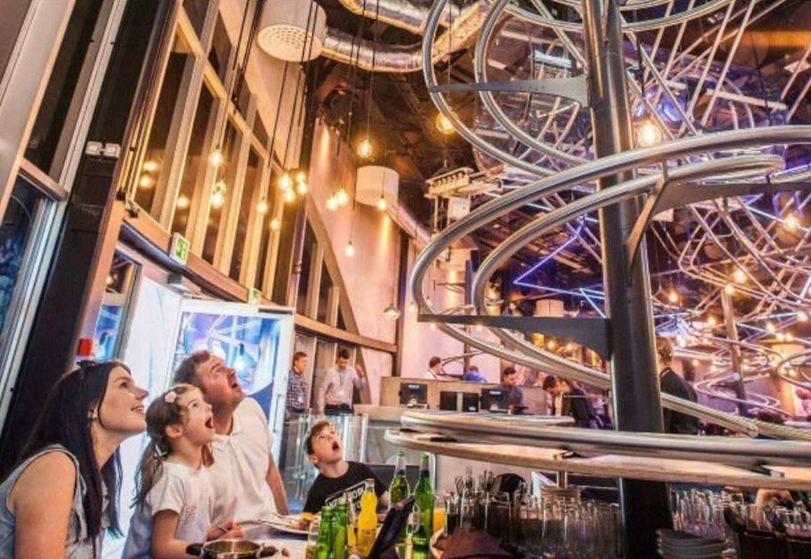 rollercoaster restaurant