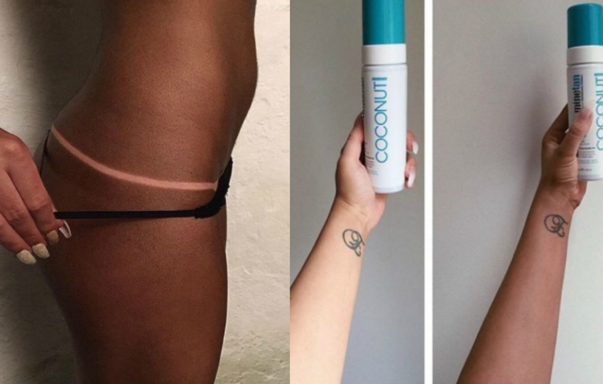 dark chocolate spray tan