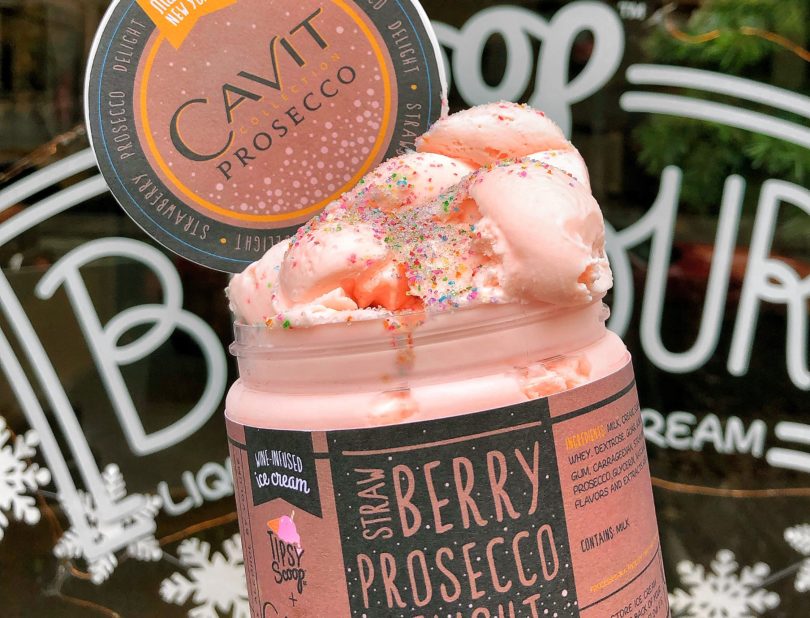 cavit prosecco ice cream tipsy scoop